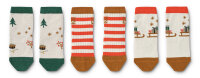 LIEWOOD Silas socks 3-pack Holiday Sandy mix