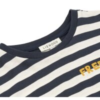 LIEWOOD Apia Langarm T-Shirt Y/D Stripe Classic navy / Creme de la creme 68