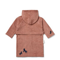 LIEWOOD Kenna bathrobe Horses / Dark rosetta
