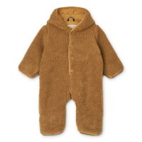 LIEWOOD Fraser baby fleece jumpsuit Golden caramel 56