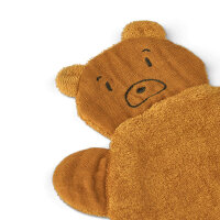 LIEWOOD Janai cuddle cloth 2-pack Mr bear - Golden caramel ONE SIZE