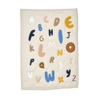 LIEWOOD Verner wall blanket Alphabet - Sandy ONE SIZE