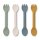 LIEWOOD Jan 2 in 1 cutlery 4-pack Faune green multi mix ONE SIZE