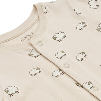 LIEWOOD Birk bedruckter Schlafanzug Pyjama-Overall Sheep / Sandy