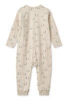LIEWOOD Birk bedruckter Schlafanzug Farm Pyjama-Overall Sheep / Sandy